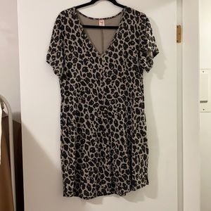 Sunday Shorty Dress in Lexi Leopard